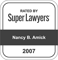 Rated By Super Lawyers | Nancy B. Amick | 2007